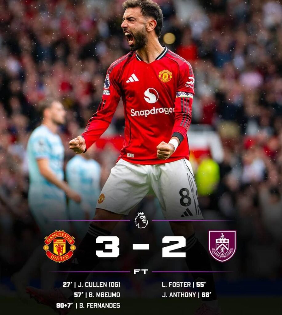 Manchester United vs Burnley Match Review