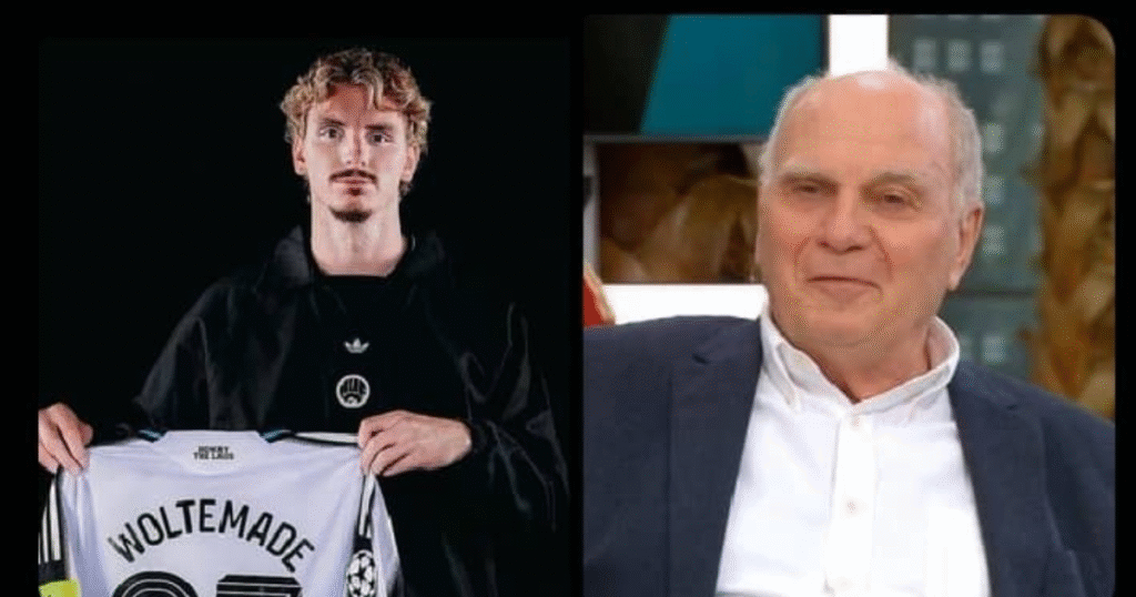 Nick Woltemade and Uli Hoeneß